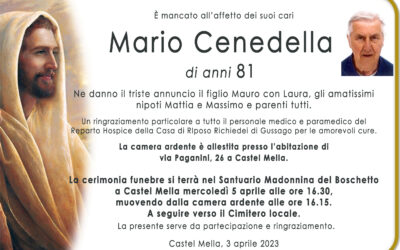 Esequie Sig. Mario Cenedella